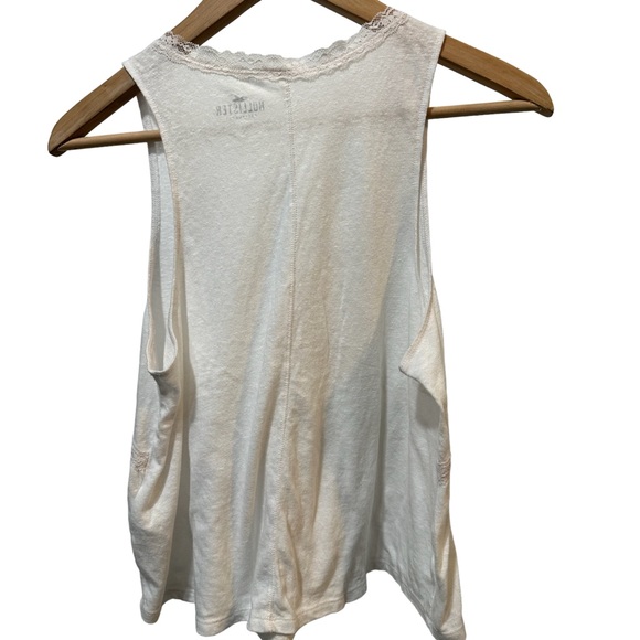 Womens Hollister Lightweight Soft Tank Top Lace Trim Flowy Small - Picture 2 of 6